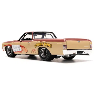 Jada Toys Jada 1967 Chevrolet El Camino With Graphics & Tasmanian Devil Taz Diecast Figure Looney Tunes Hollyw