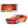 Jada Toys Jada 1969 Chevrolet Camaro With Graphics Bigtime Muscle Series 1-24 Scale Diecast Model Car Red