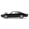 Jada Toys Jada Dodge Charger R & T Black With Dom Diecast Figure Fast & Furious 2009 Movie Hollywood Rides Ser