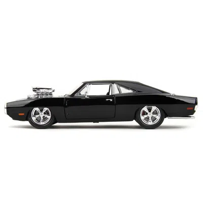 JADA TOYS JADA 1970 DODGE CHARGER BLACK WITH RACE INTERIOR FAST & FURIOUS MOVIE 1-24 SCALE DIECAST MODEL CAR