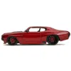 Jada Toys Jada 1971 Chevrolet Chevelle Ss Metallic With Stripes Pink Slips Series 1-24 Scale Diecast Model Car