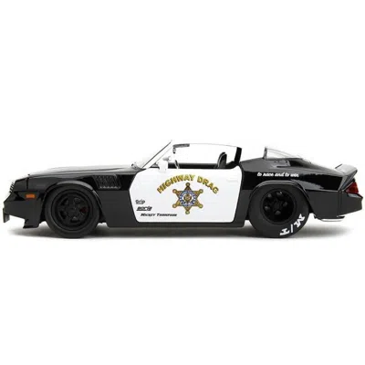 Jada Toys Jada 1979 Chevrolet Camaro Z28 Police Black & White Highway Drag Bigtime Muscle Series 1-24 Scale Di