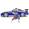Jada Toys Jada 1993 Mazda Rx-7 Candy With Graphics & Chun-li Diecast Figure Street Fighter Video Game Anime Ho