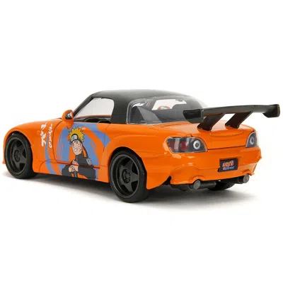 Jada Toys Jada 2001 Honda S2000 Orange With Gray Top & Graphics & Naruto Diecast Figure Naruto Shippuden 2009-