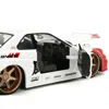 Jada Toys Jada 2002 Nissan Skyline Gt-r R34 Rhd Right Hand Drive White With Red Graphics & Ryu Diecast Figure