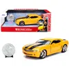 Jada Toys Jada 2006 Chevrolet Camaro Concept Yellow Bumblebee With Robot On Chassis & Collectible Metal Coin T