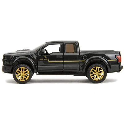 Jada Toys Jada 2017 Ford F-150 Raptor Pickup Truck Metallic With Stripes Pink Slips Series 1-32 Scale Diecast 