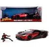 Jada Toys Jada 2017 Ford Gt With Miles Morales Diecast Figurine Spider Man Marvel Series 1 By 24 Diecast Model