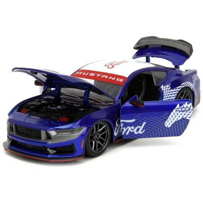 Jada Toys Jada 2024 Ford Mustang Dark House Candy With Top & Mustang Horse Graphics Bigtime Muscle Series 1-24