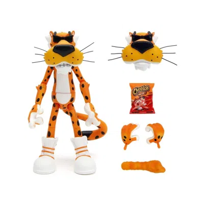 Jada Toys Jada 5.5 In. Chester Cheetah Figure With Accessories & Alternate Head & Hands Cheetos Crunchy Model