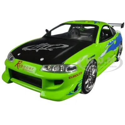 Jada Toys Jada Brians Mitsubishi Eclipse From 2001 1 By 24 Diecast Model Car - Green