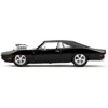 Jada Toys Jada Dodge Charger R & T Black With Dom Diecast Figure Fast & Furious 2009 Movie Hollywood Rides Ser