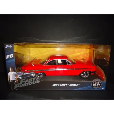 Jada Toys Jada Doms Chevrolet Impala Fast & Furious F8, 1 By 24 Diecast Model Car - Red