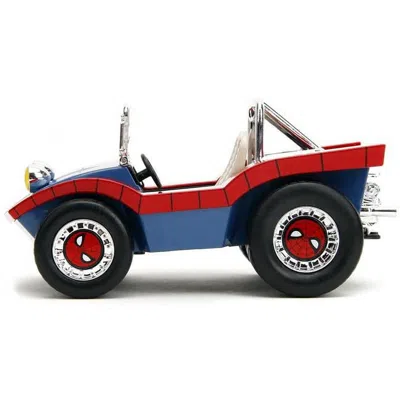 Jada Toys Jada Dune Buggy With Graphics & Spider-man Scale Diecast Figure Marvel Spider-man 1 By 24 Scale Diec