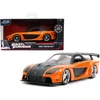 Jada Toys Jada Hans Mazda Rx-7 Right Hand Drive Orange Metallic & Black Fast & Furious Movie 1 By 32 Diecast M
