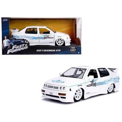 Jada Toys Jada Jesses Volkswagen Jetta Fast & Furious Movie 1-24 Diecast Model Car White
