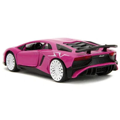 Jada Toys Jada Lamborghini Aventador Sv Slips Series 1-32 Scale Diecast Model Car Pink