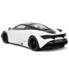 Jada Toys Jada Mclaren 720s Metallic With Top Pink Slips Series 1-24 Scale Diecast Model Car White & Black