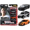 Jada Toys Jada Series Diecast Model Cars Set For 9 In. Fast & Furious 2021 Movie Nano Hollywood Rides - 3 Piec