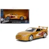 Jada Toys Jada Slap Jacks Toyota Supra Gold Fast & Furious Movie 1-32 Diecast Model Car