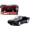 Jada Toys Jada Tegos Pontiac Firebird Black With Gold Stripes & Hood Bird Fast & Furious Series 1-32 Scale Die