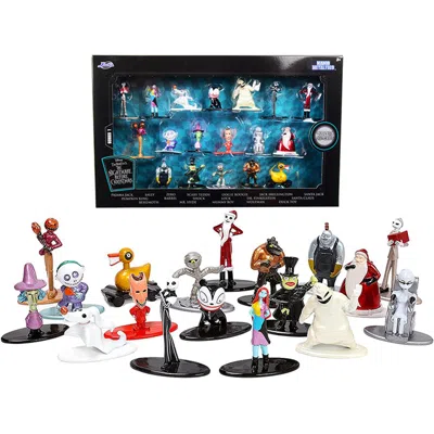 Jada Toys Jada Tim Burtons The Nightmare Before Christmas Diecast Figurines Nano Metalfigs Series - Set Of 18 In Multi