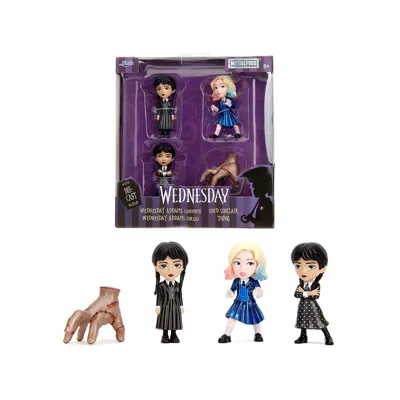 Jada Toys Jada Wednesday Tv Series Metalfigs Series Diecast Figures - Set Of 4