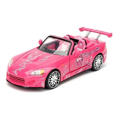 Jada Toys Sukis Honda S2000 Convertible Diecast Model Car, Pink