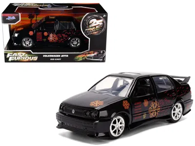 Jada Volkswagen Jetta Black With Graphics "fast & Furious Remix - 25th Anniversary" Series 1/32 Diecast M