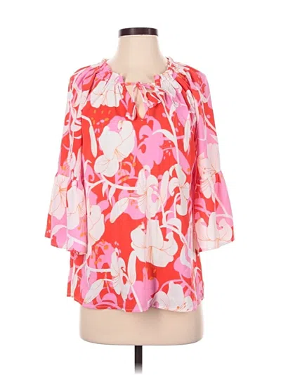 Pre-owned Jade 3/4 Sleeve Blouse In Pink