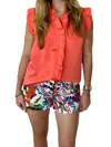 Jade Becca Floral Shorts In Multi In Multi