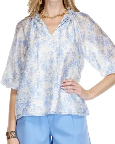 Jade Blue Bashful Top