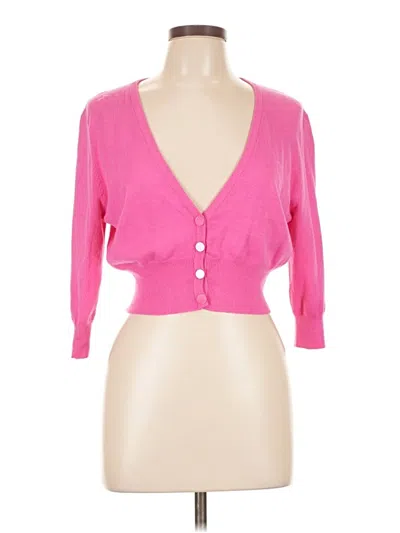 Pre-owned Jade Cardigan Sweater In Pink