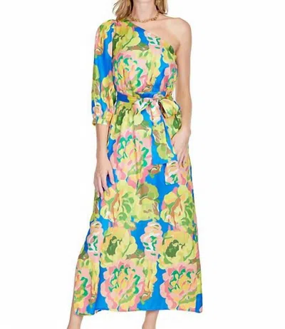 Jade Chartreuse Dream Dress In Multi