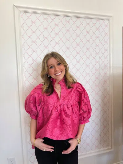 JADE CHELSEA FLORAL TOP IN PINK