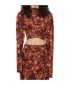 Jade Cropper Asymmetric T-shirt In Brown