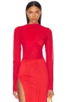 Jade Cropper Draped Top