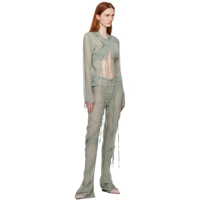 Jade Cropper Green Twisted Pants