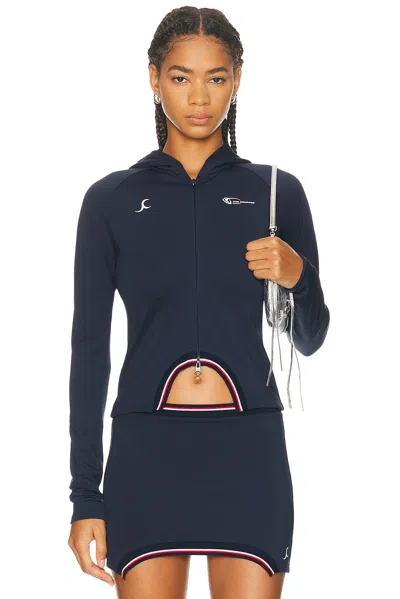 JADE CROPPER HOODED TOP