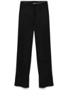 JADE CROPPER RAW-EDGE TAILORED TROUSERS - WOMEN'S - ELASTANE/WOOL