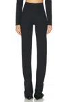 Jade Cropper Twisted Stretch Trouser In Black