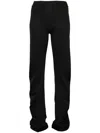 Jade Cropper Twisted Stretch Trousers In Black