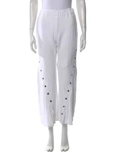 Pre-owned Jade Cropper Wide Leg Pants In Gray