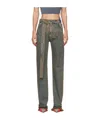 Jade Cropper Wrap Belt Straight-leg Jeans