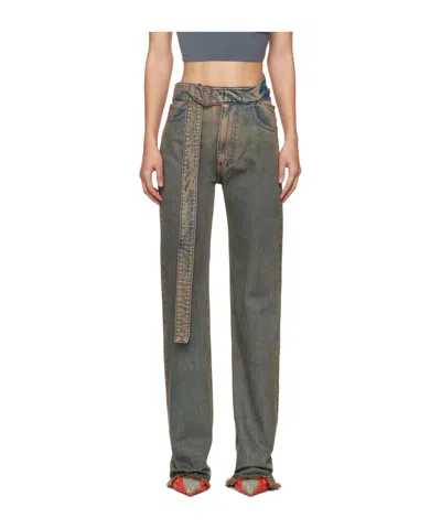 JADE CROPPER WRAP BELT JEANS