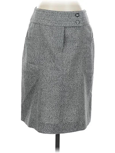 Pre-owned Jade Formal Skirt In Gray