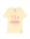 Jade Jagger Logo-print T-shirt In Orange