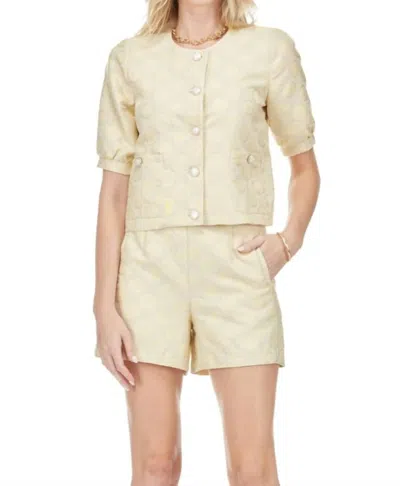 Jade Madeline Jacket In Gold Circle In Multi