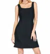 Jade Tweed Sheath Dress In Black In Black