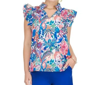 Jade Nirvana Floral Blouse In Multi